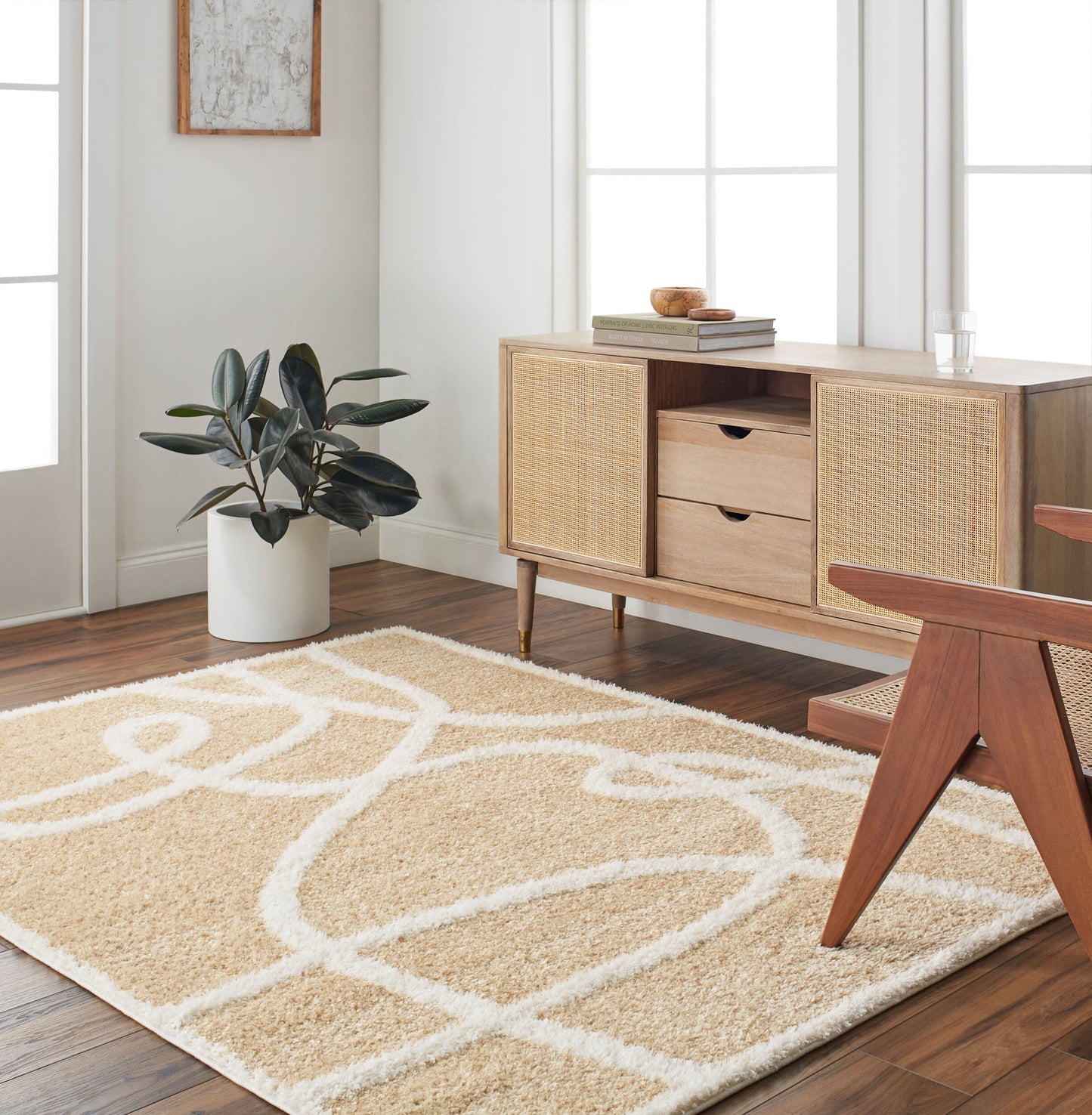 Rodos RDO-2340 8' x 10' Machine Woven Area Rug