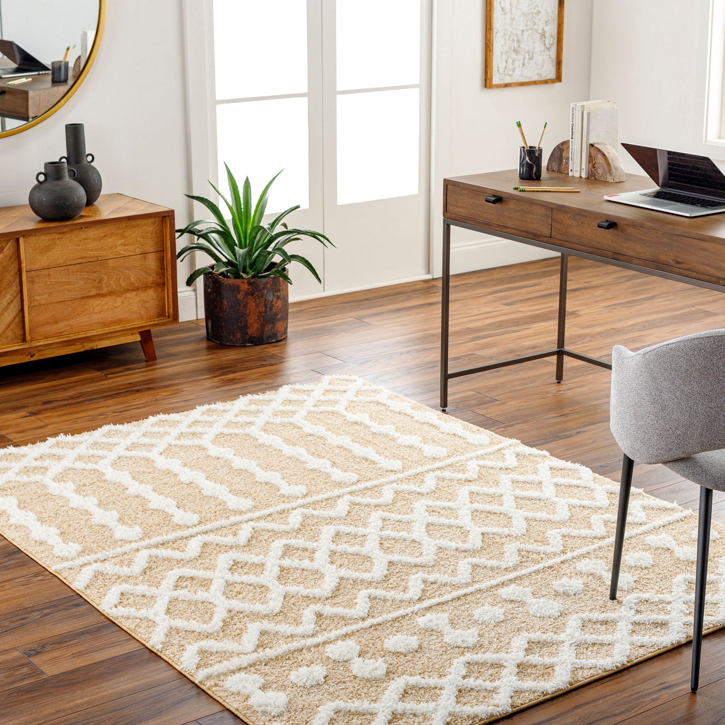 Rodos RDO-2345 8' x 10' Machine Woven Area Rug