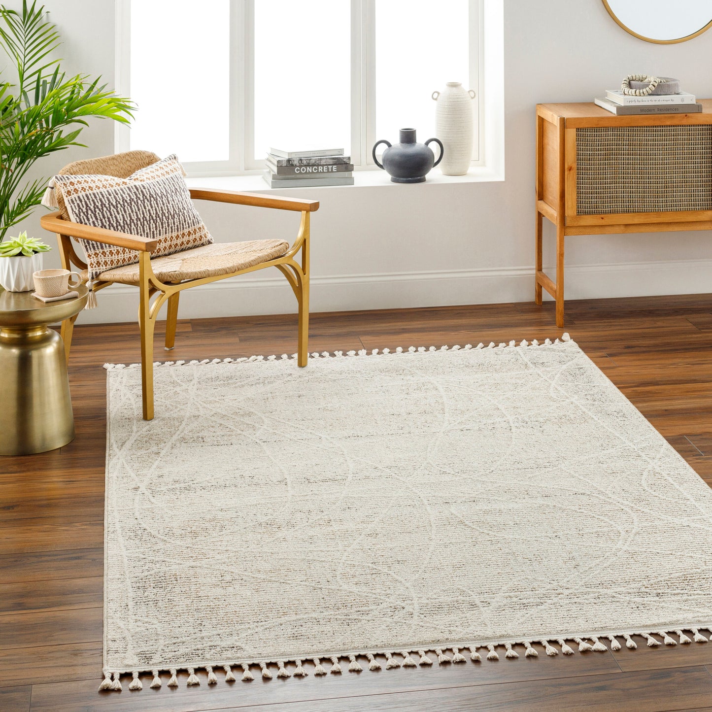 Rudy RDY-2303 8' x 10' Machine Woven Area Rug
