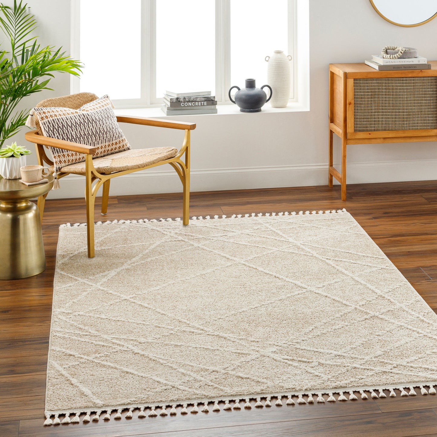 Rudy RDY-2307 8' x 10' Machine Woven Area Rug