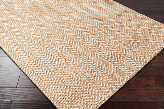 Alfombra decorativa de yute hecha a mano Reeds REED-804 de 90 x 150 cm