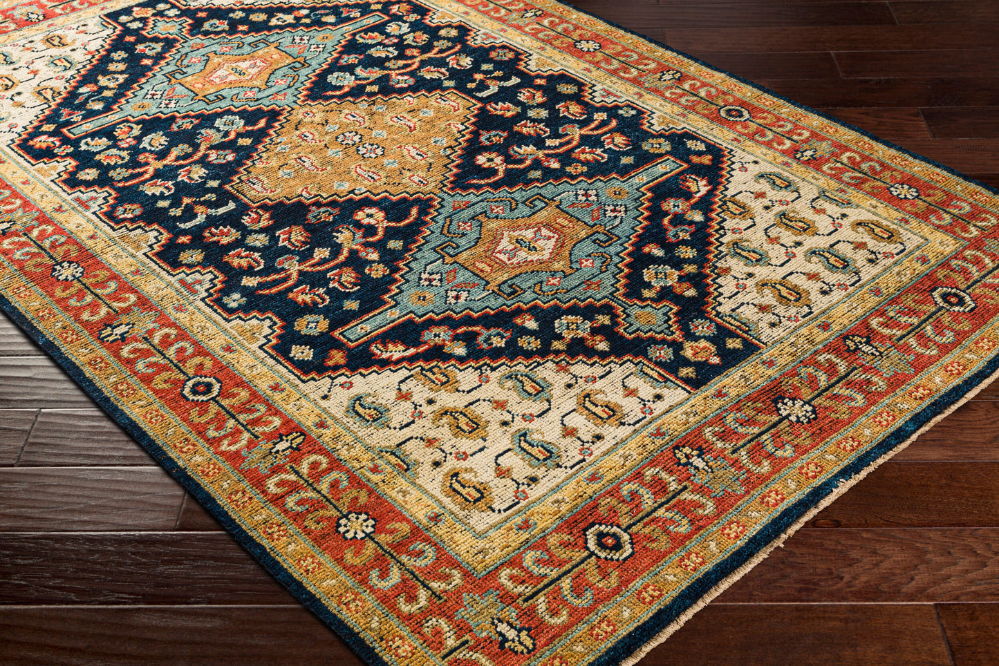 Reign REG-2300 2' x 3' Handmade Wool Accent Rug