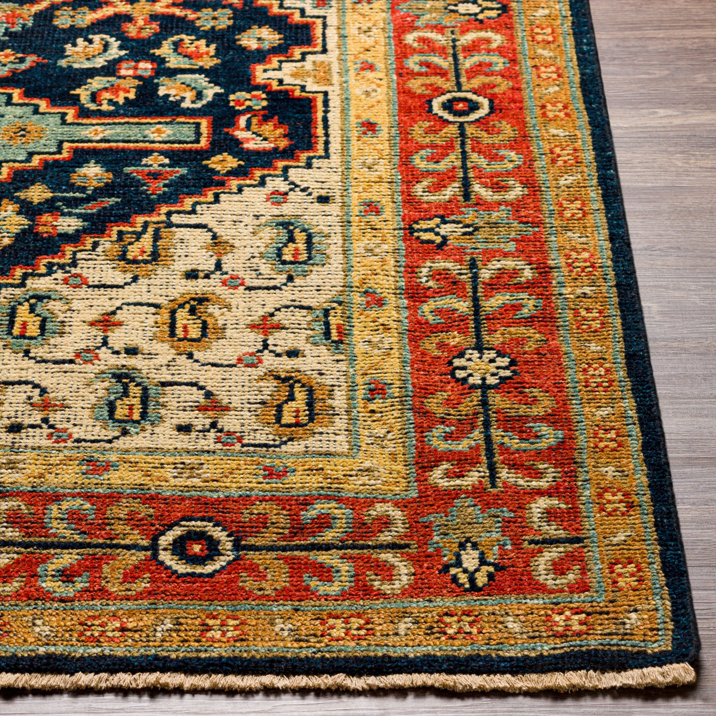 Reign REG-2300 2' x 3' Handmade Wool Accent Rug