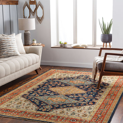 Reign REG-2300 6' x 9' Handmade Wool Area Rug