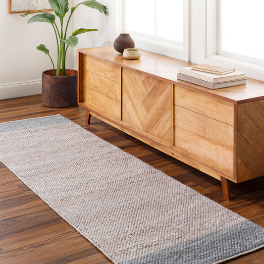 Reika REK-2308 8ft Runner Handmade Recyled Runner Rug