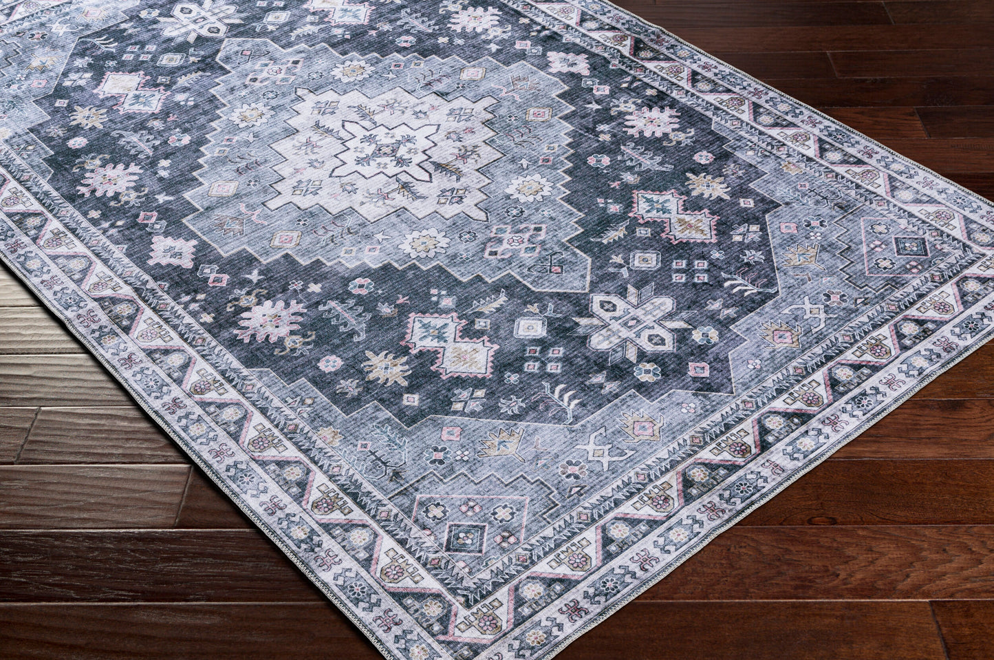 Regen RGE-2307 5' x 7' Machine Woven Washable Area Rug