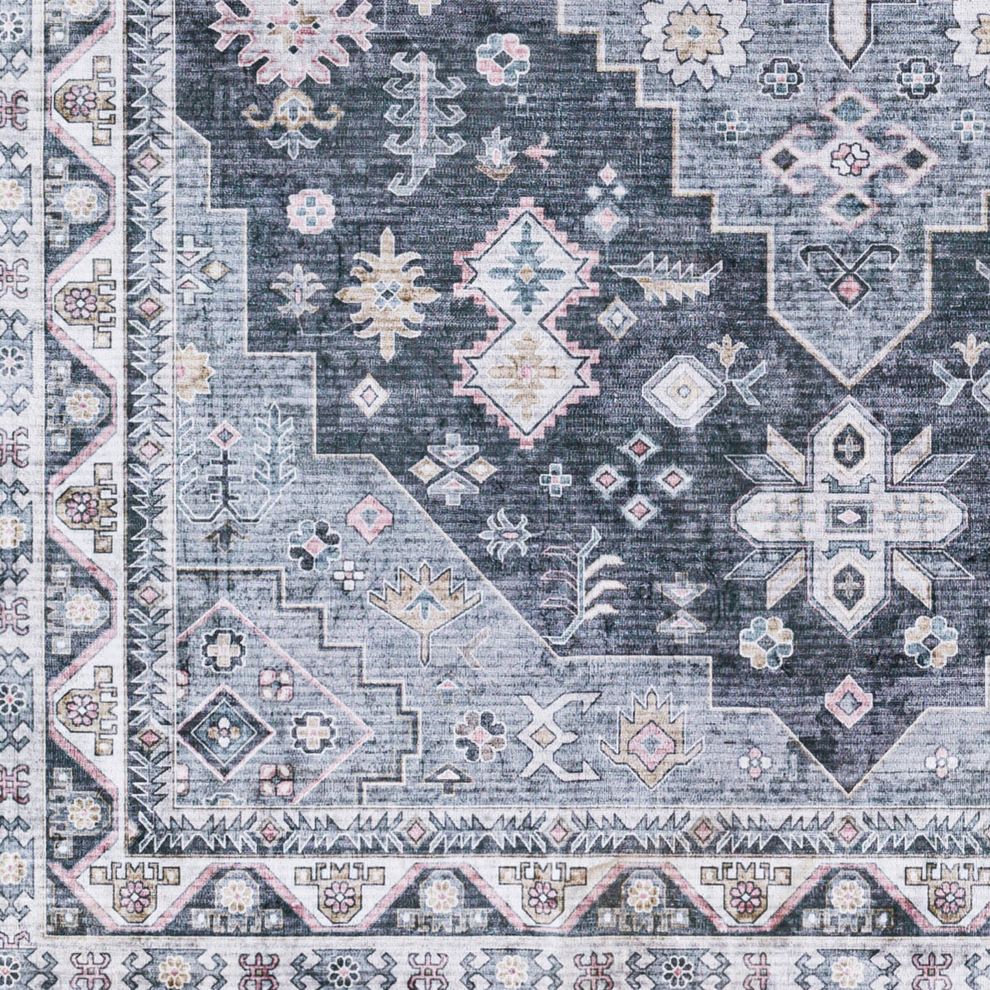 Regen RGE-2307 5' x 7' Machine Woven Washable Area Rug