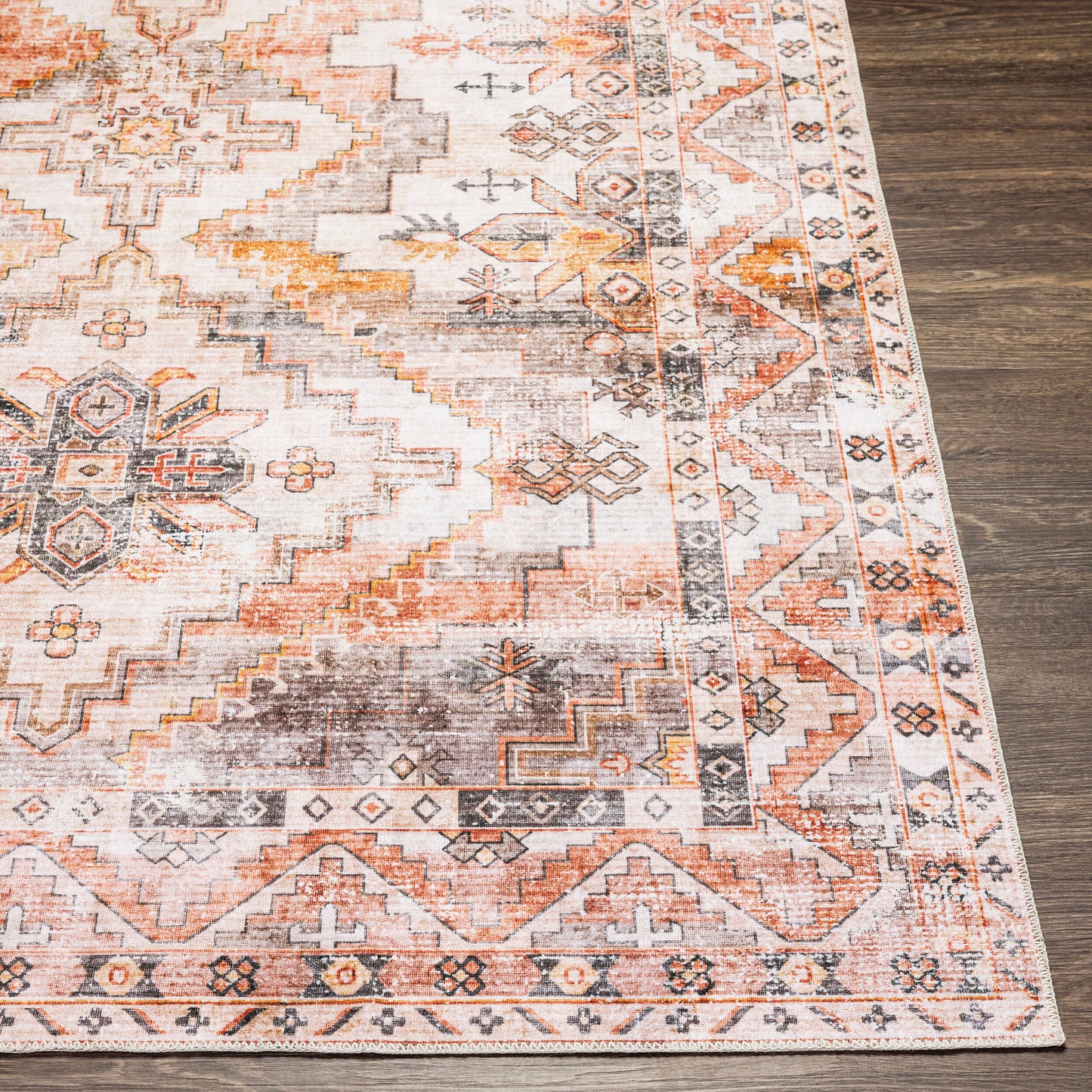 Regen RGE-2309 3' x 5' Machine Woven Washable Accent Rug