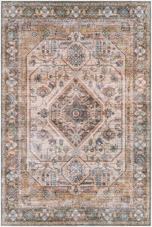 Regen RGE-2310 5' x 7' Machine Woven Washable Area Rug