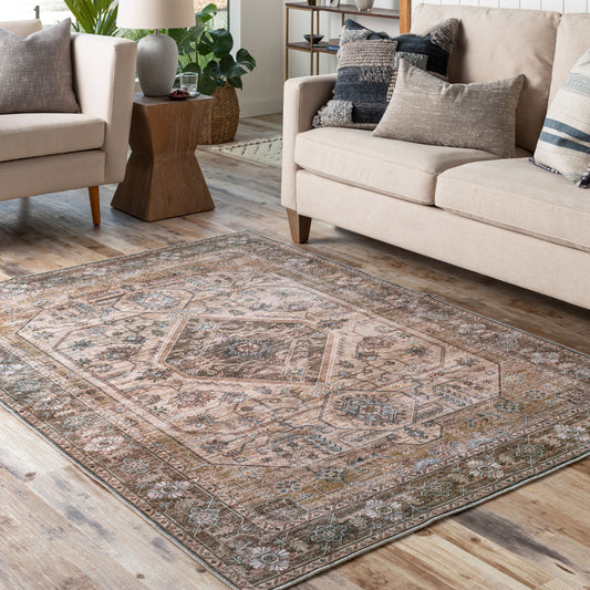 Regen RGE-2310 7' x 10' Machine Woven Washable Area Rug