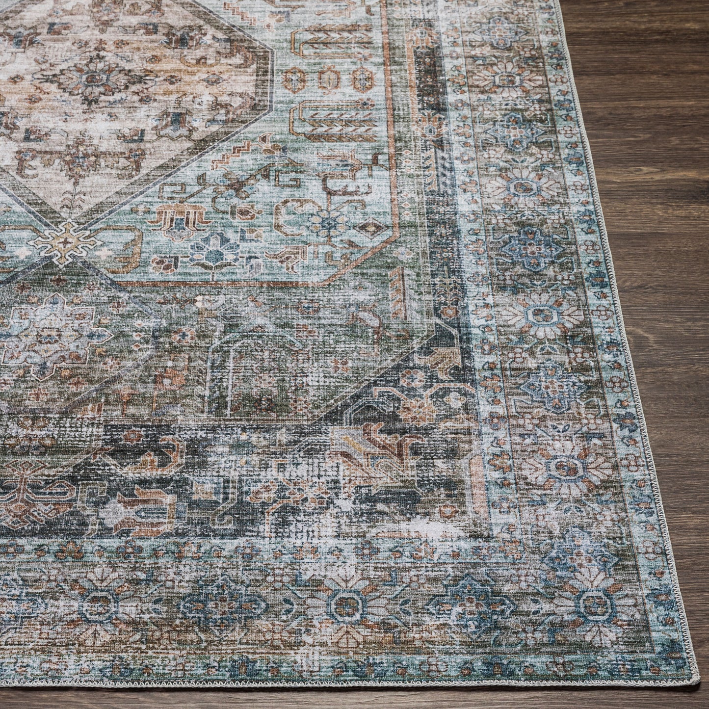 Regen RGE-2311 7' x 10' Machine Woven Washable Area Rug