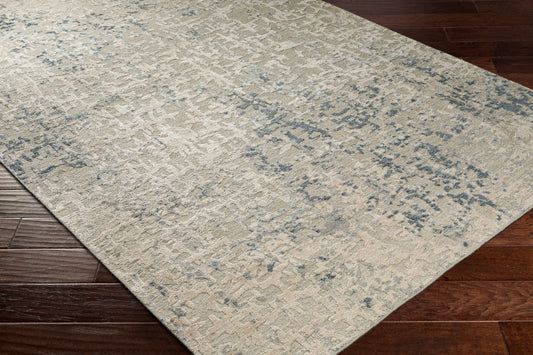 Resham RHM-2300 4' x 6' Handmade Silk Area Rug