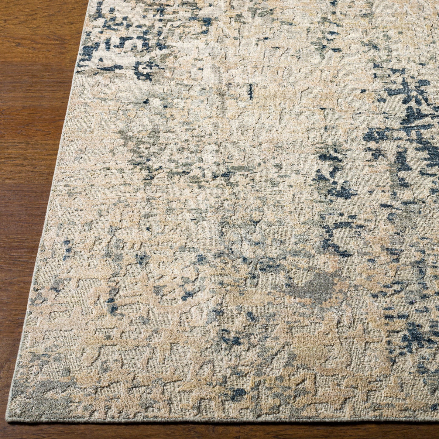 Resham RHM-2300 6' x 9' Handmade Silk Area Rug