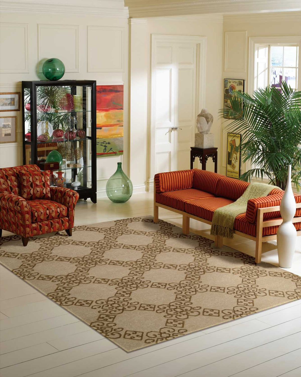 Ambrose AMB01 Almond Woven Rug