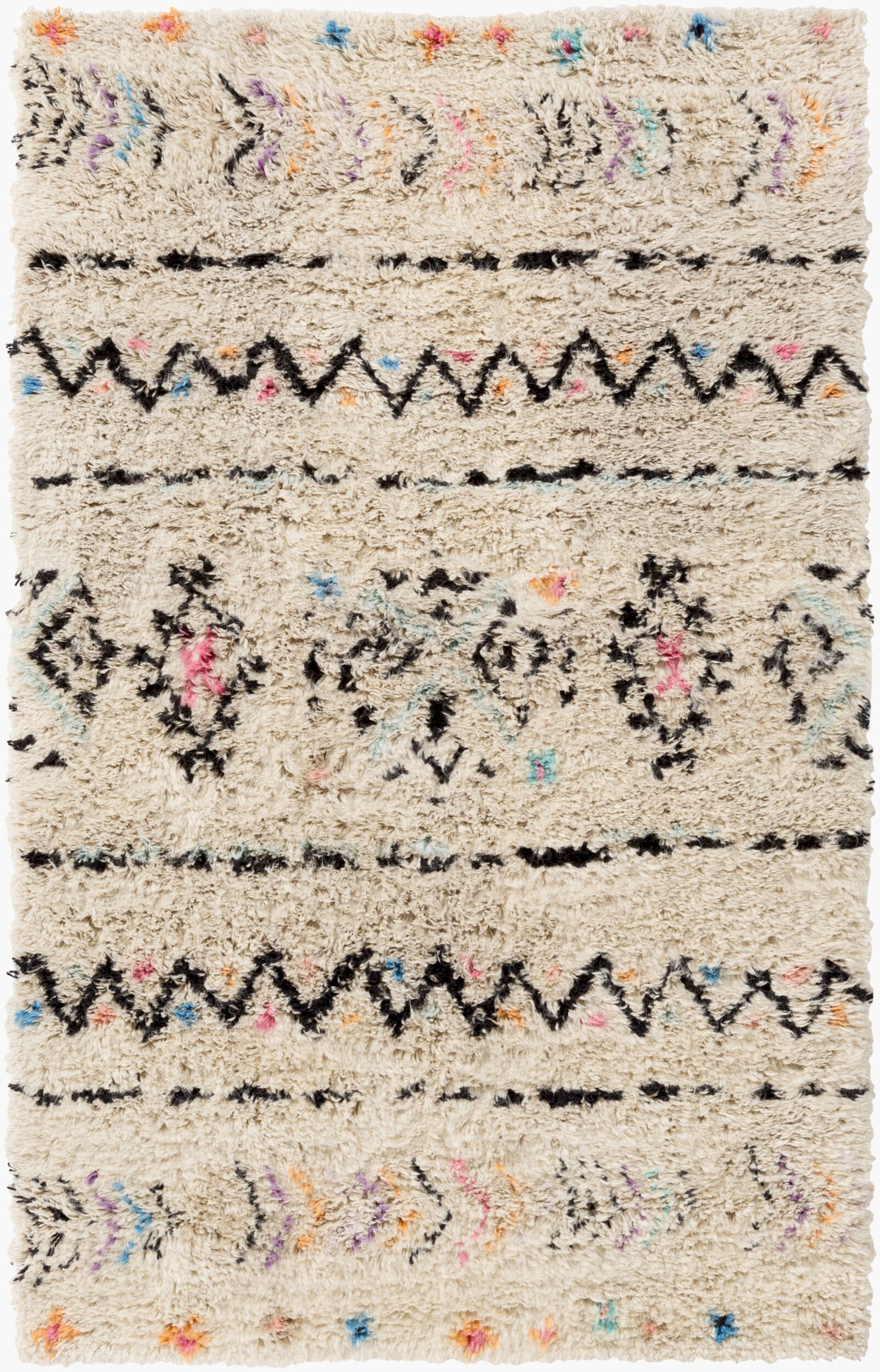 Riad RID-3003 6' x 9' Handmade Wool Area Rug