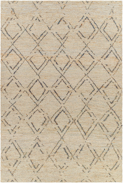 Riah RIH-2300 2' x 3' Handmade Jute Accent Rug
