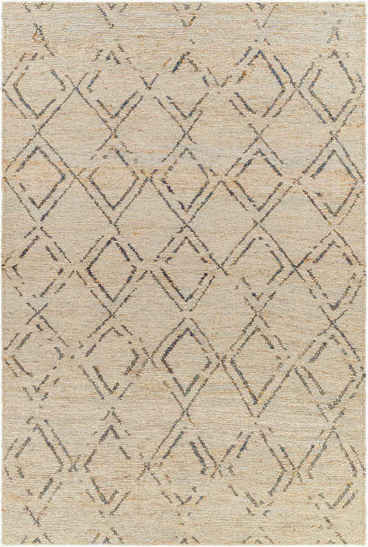 Riah RIH-2300 2' x 3' Handmade Jute Accent Rug