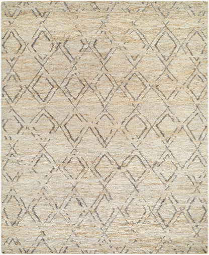 Alfombra de yute hecha a mano Riah RIH-2300 de 8' x 10'