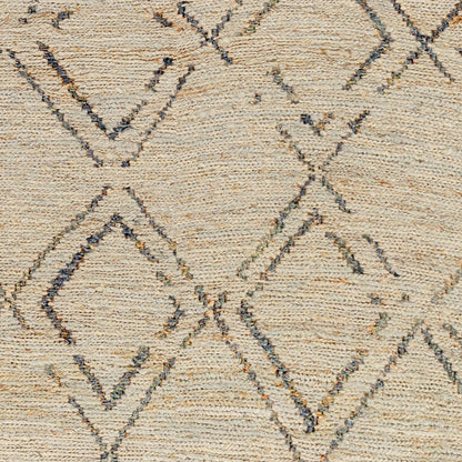 Riah RIH-2300 2' x 3' Handmade Jute Accent Rug