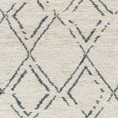 Riah RIH-2301 2' x 3' Handmade Jute Accent Rug