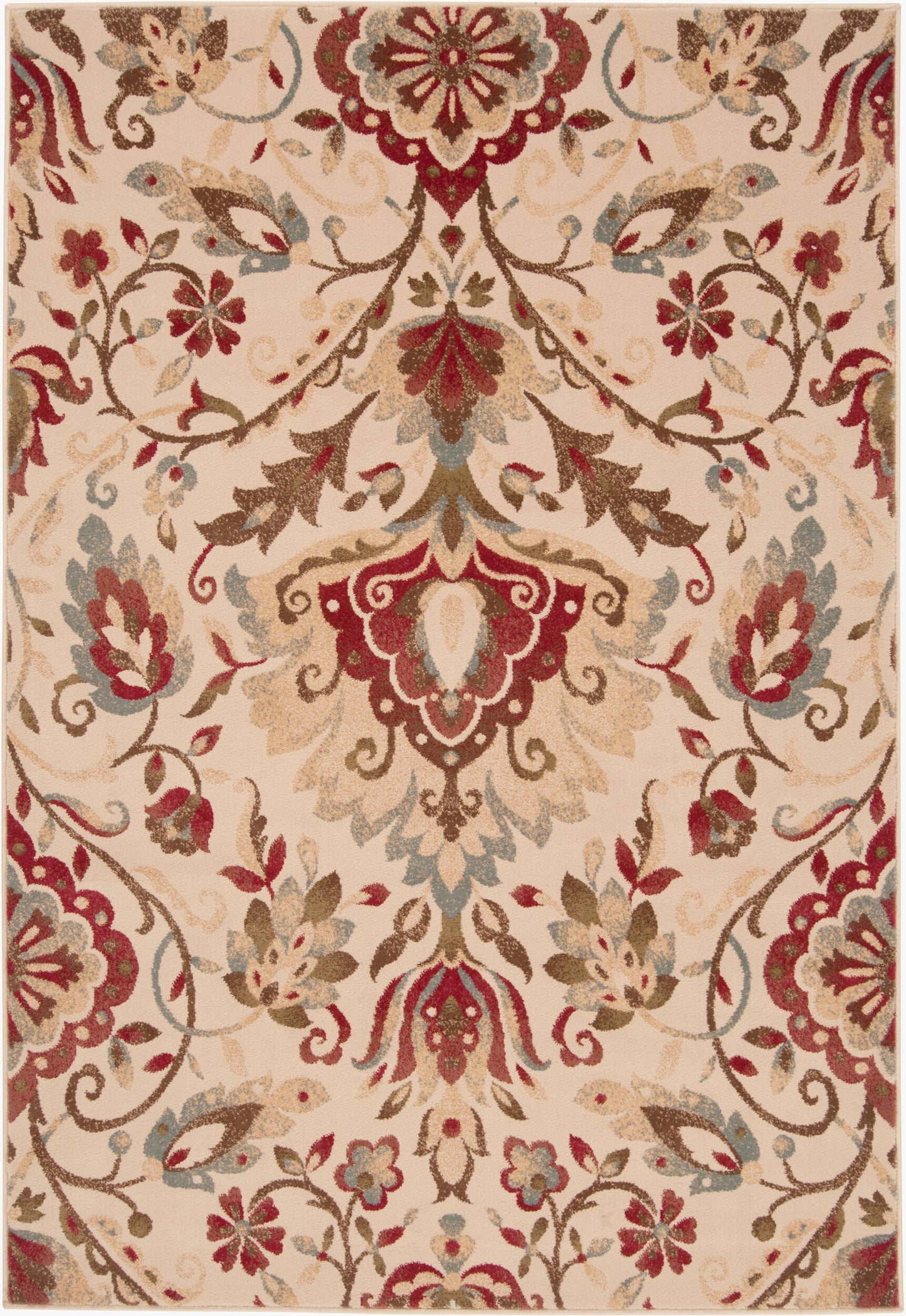 Alfombra decorativa tejida a máquina Riley RLY-5017 de 3' x 5'