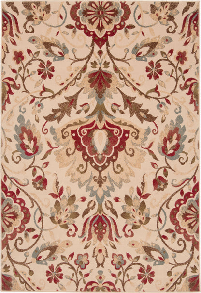 Alfombra decorativa tejida a máquina Riley RLY-5017 de 3' x 5'