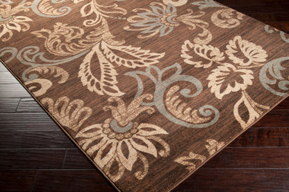 Alfombra decorativa tejida a máquina Riley RLY-5022 de 3' x 5'