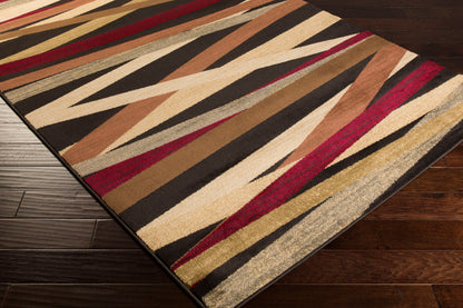 Alfombra decorativa tejida a máquina Riley RLY-5057 de 2' x 3'