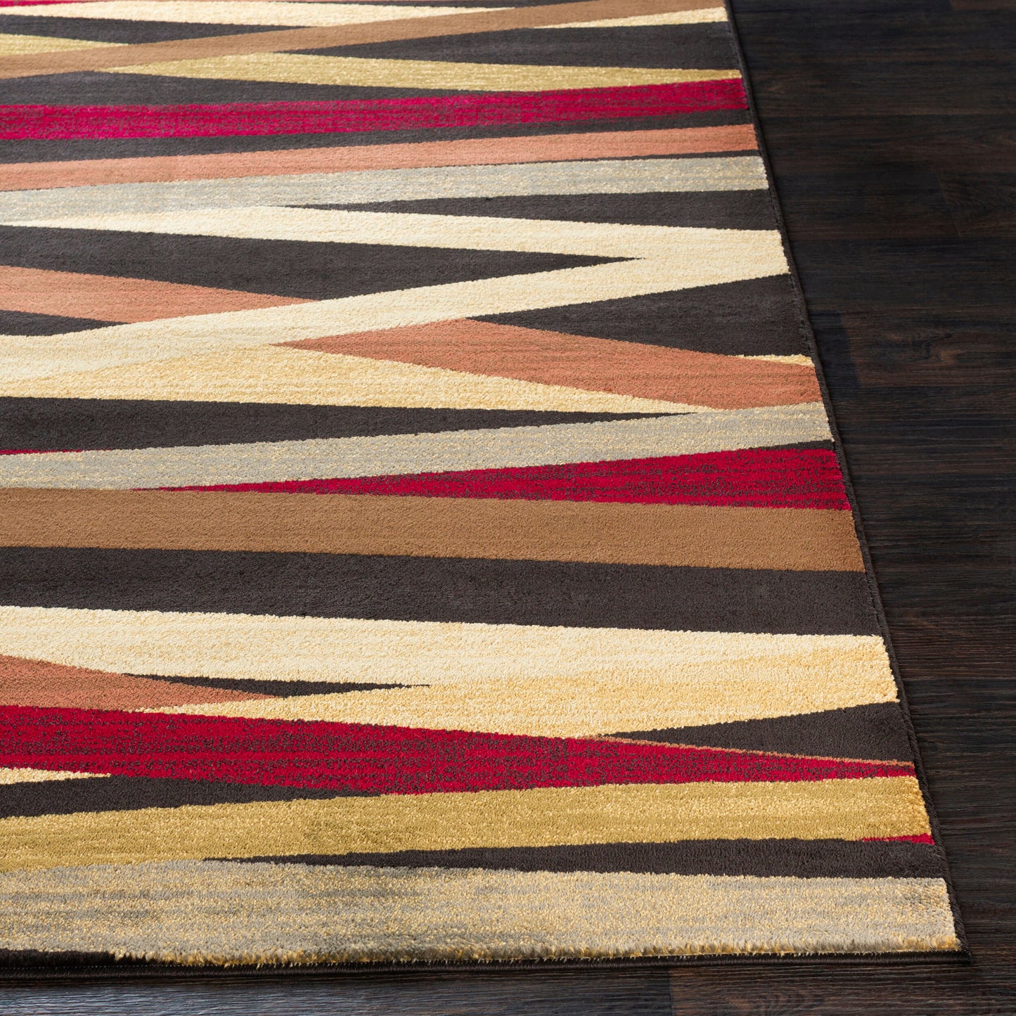 Alfombra decorativa tejida a máquina Riley RLY-5057 de 2' x 3'