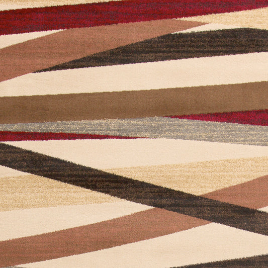 Alfombra decorativa tejida a máquina Riley RLY-5058 de 2' x 3'