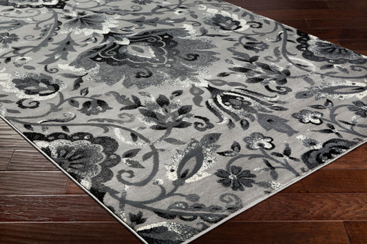 Alfombra decorativa tejida a máquina Riley RLY-5108 de 2' x 3'