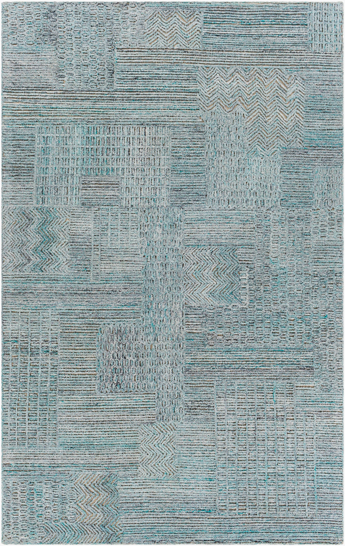 Rosario ROA-2301 Alfombra decorativa hecha a mano de 2' x 3'