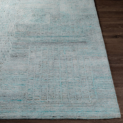 Alfombra Rosario ROA-2301 de 1,52 m x 2,13 m, hecha a mano