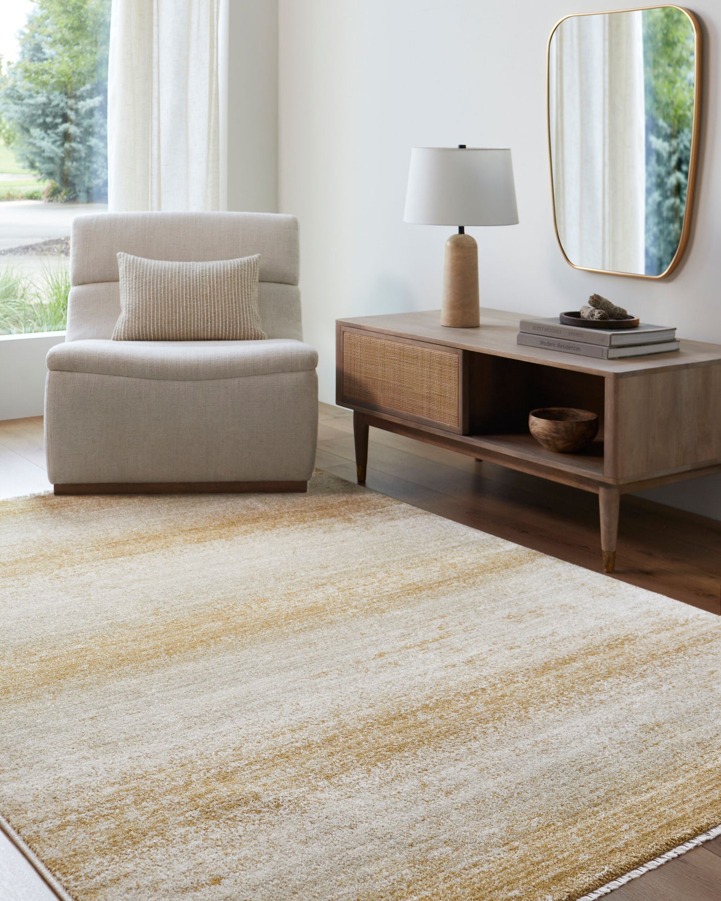 Rojin ROJ-2307 7ft Runner Machine Woven Runner Rug