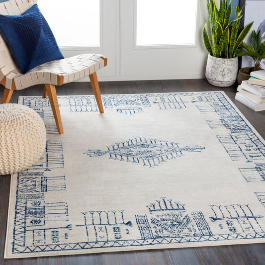 Roma ROM-2345 8' x 10' Machine Woven Area Rug