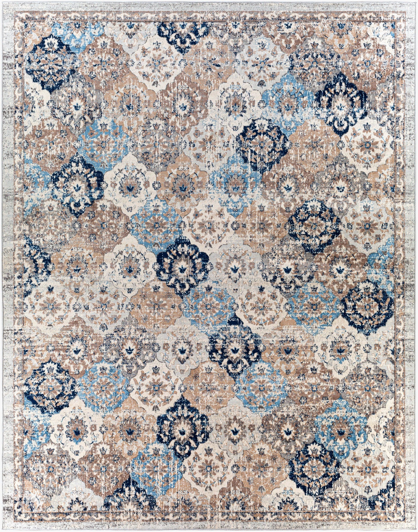 Roma ROM-2365 8' x 10' Machine Woven Area Rug