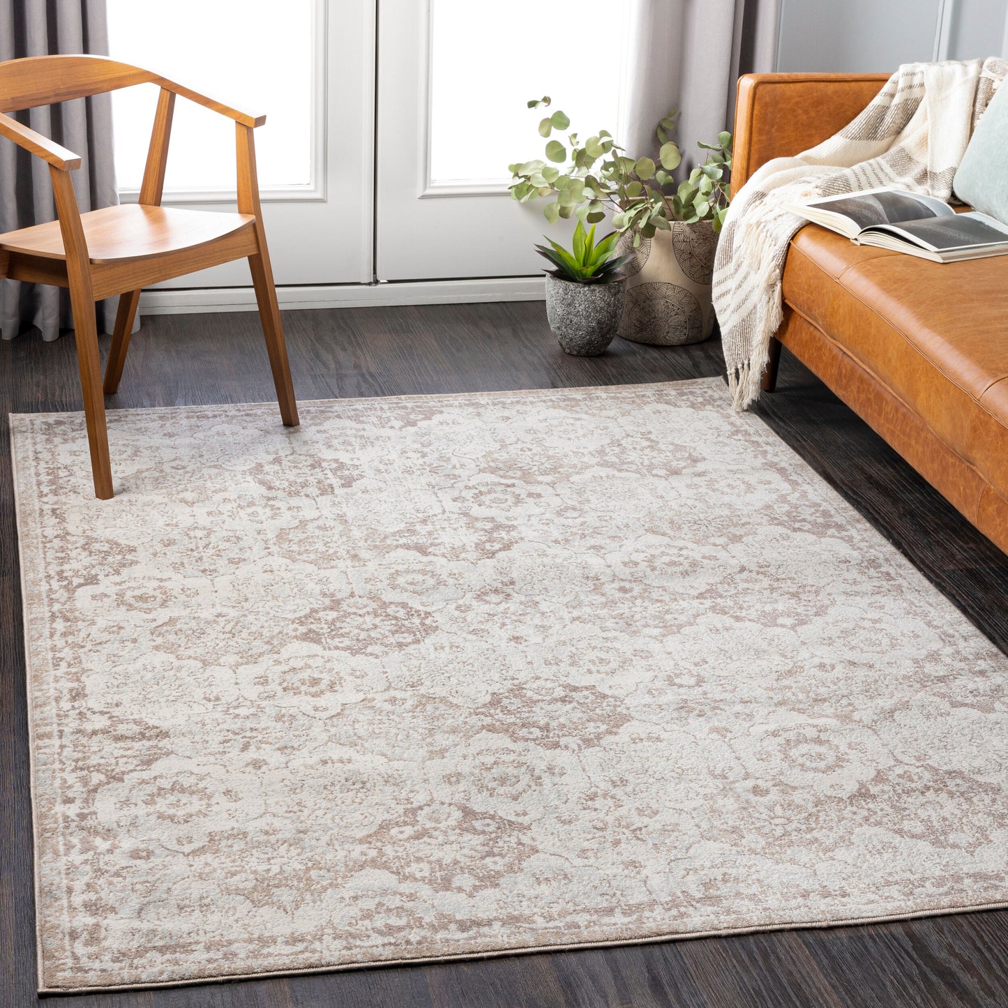 Alfombra tejida a máquina Roma ROM-2368 de 1,52 m x 2,13 m