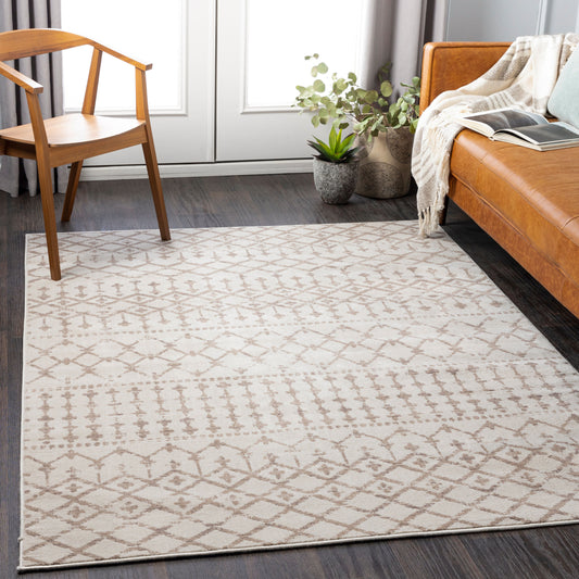 Roma ROM-2378 5' x 7' Machine Woven Area Rug