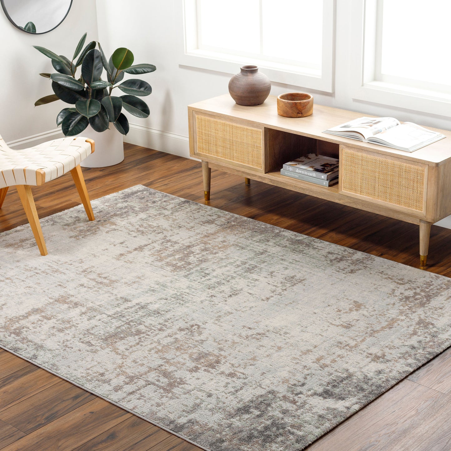 Roma ROM-2404 9' x 12' Machine Woven Area Rug