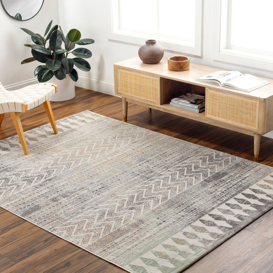 Roma ROM-2406 9' x 12' Machine Woven Area Rug