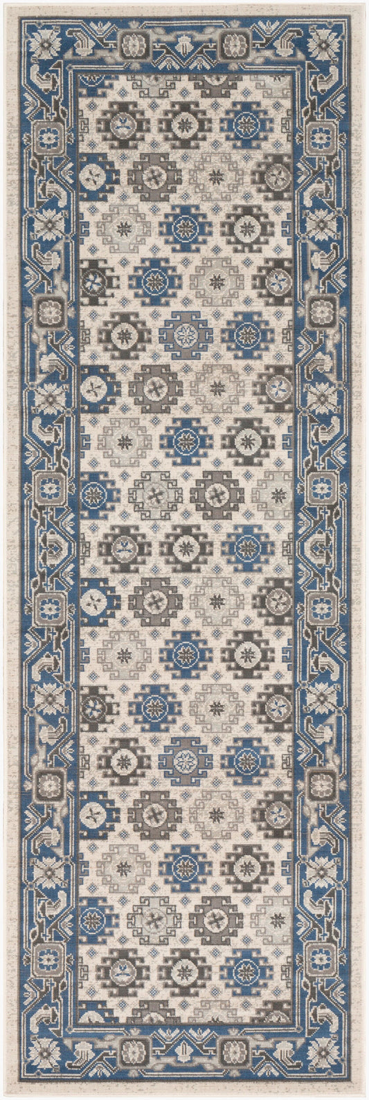 Roosevelt ROO-6206 8ft Runner Machine Woven Runner Rug