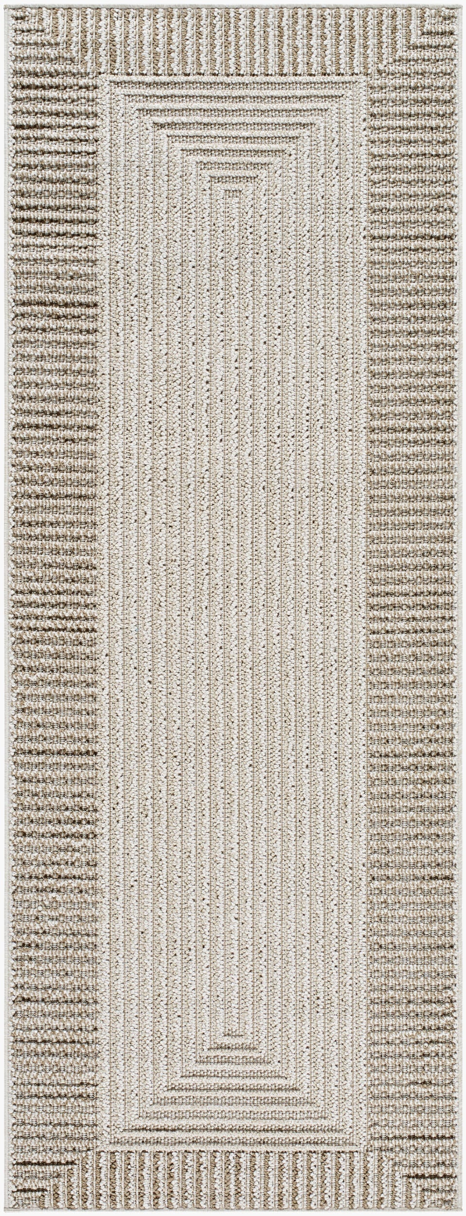 Rockport RPT-2301 7ft Runner Machine Woven Indoor/Outdoor Runner Rug