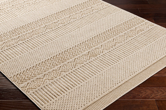 Rockport RPT-2303 7ft Runner Machine Woven Indoor/Outdoor Runner Rug