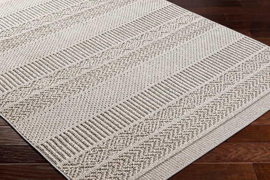 Rockport RPT-2316 7ft Runner Machine Woven Indoor/Outdoor Runner Rug