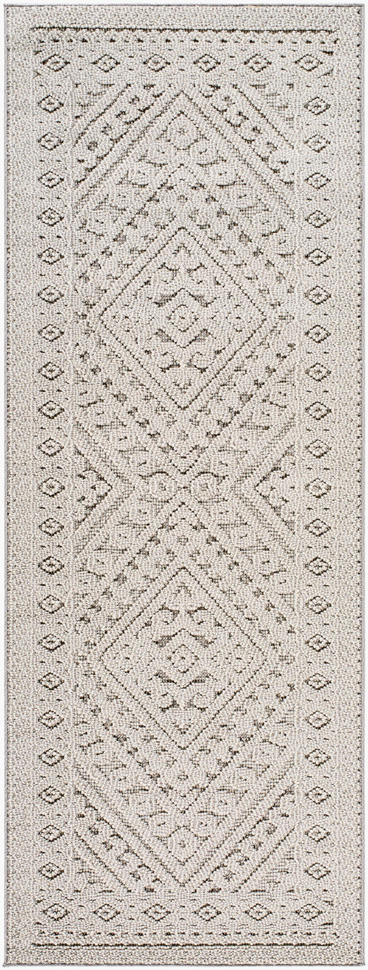 Rockport RPT-2322 7ft Runner Machine Woven Indoor/Outdoor Runner Rug