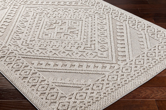 Rockport RPT-2322 7ft Runner Machine Woven Indoor/Outdoor Runner Rug