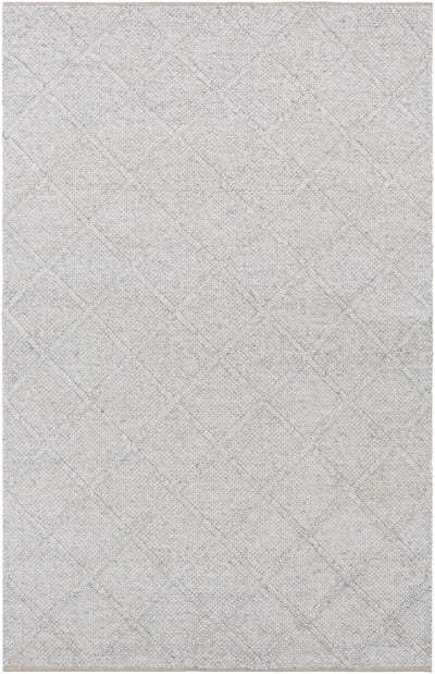 Charcoal Hand Woven 70% Wool, 30% Viscose Modern Rectangle Handmade rug, Indoor use only, no fringe, non-washable.