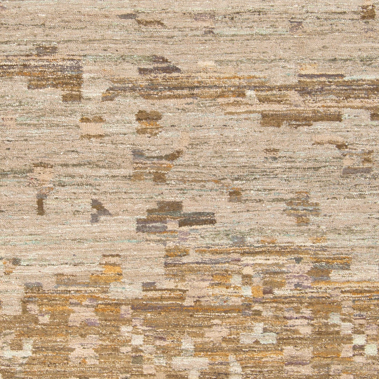 Rustic RUT-700 2' x 3' Handmade Faux Silk Accent Rug