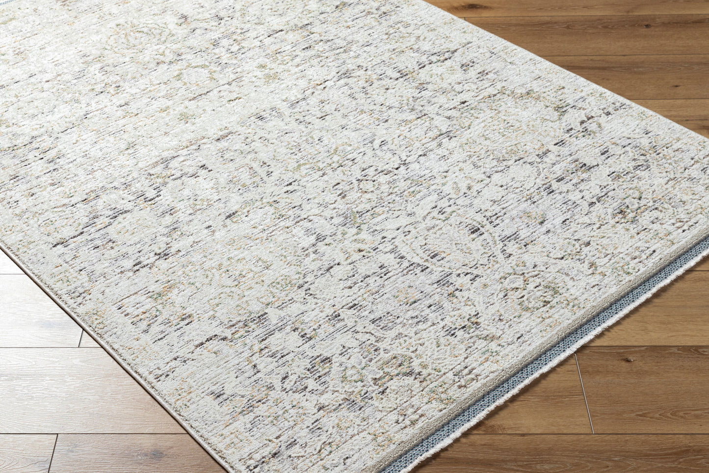 Rivaldo RVD-2303 7ft Round Machine Woven Area Rug