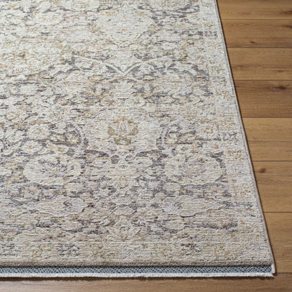 Rivaldo RVD-2303 7ft Round Machine Woven Area Rug